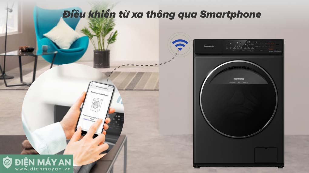 Máy giặt sấy Panasonic Inverter giặt 10.5 giặt –  sấy 6 kg NA-S056FR1BV